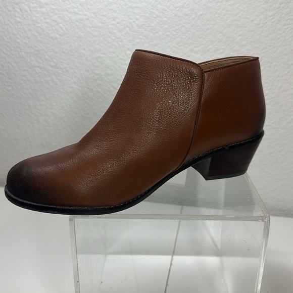 Vionic Jolene Tan Leather Ankle Booties - Picture 3 of 7